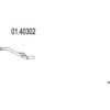 MTS 01.40302 Exhaust Pipe